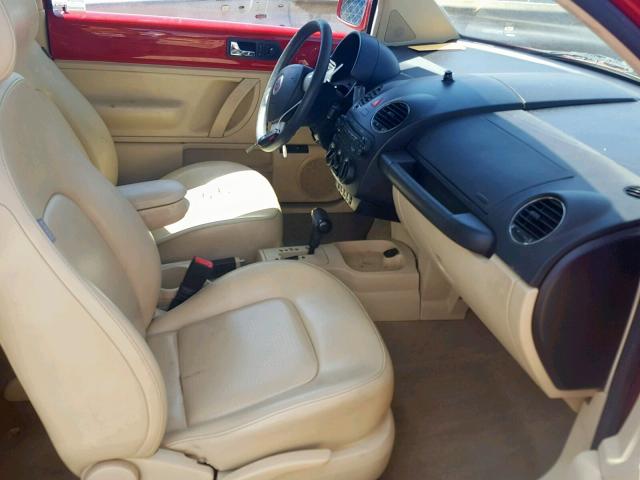 3VWRW31C06M409442 - 2006 VOLKSWAGEN NEW BEETLE წითელი ფოტო 5