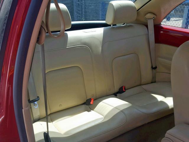 3VWRW31C06M409442 - 2006 VOLKSWAGEN NEW BEETLE წითელი ფოტო 6
