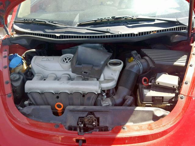 3VWRW31C06M409442 - 2006 VOLKSWAGEN NEW BEETLE წითელი ფოტო 7