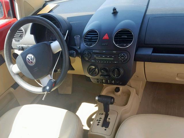 3VWRW31C06M409442 - 2006 VOLKSWAGEN NEW BEETLE წითელი ფოტო 9