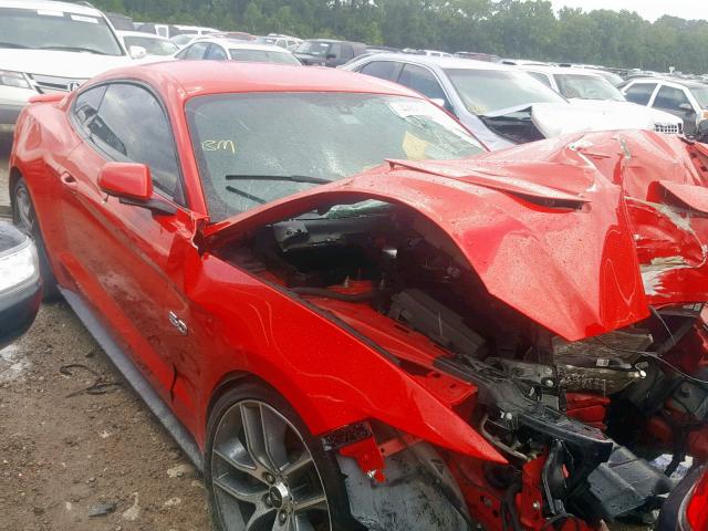 1FA6P8CF3F5413228 - 2015 FORD MUSTANG GT RED photo 1