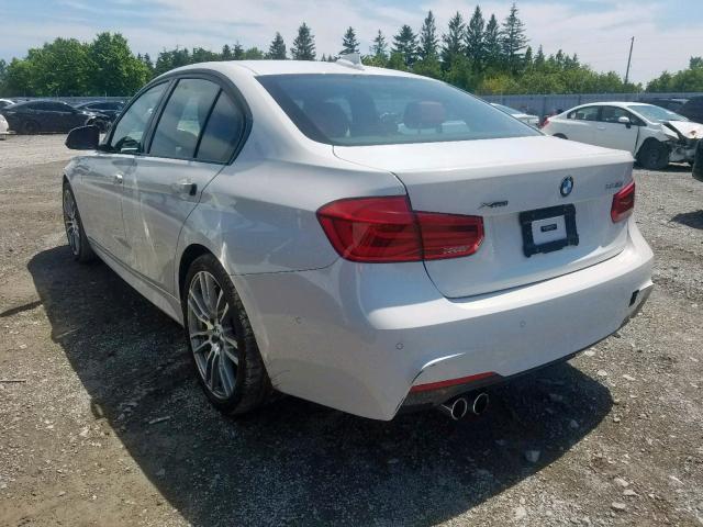 WBA8D9C53HK678256 - 2017 BMW 330 XI WHITE photo 3