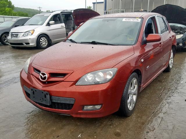 JM1BK344891205705 - 2009 MAZDA 3 S RED photo 2