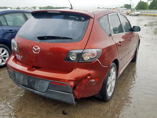 JM1BK344891205705 - 2009 MAZDA 3 S RED photo 4