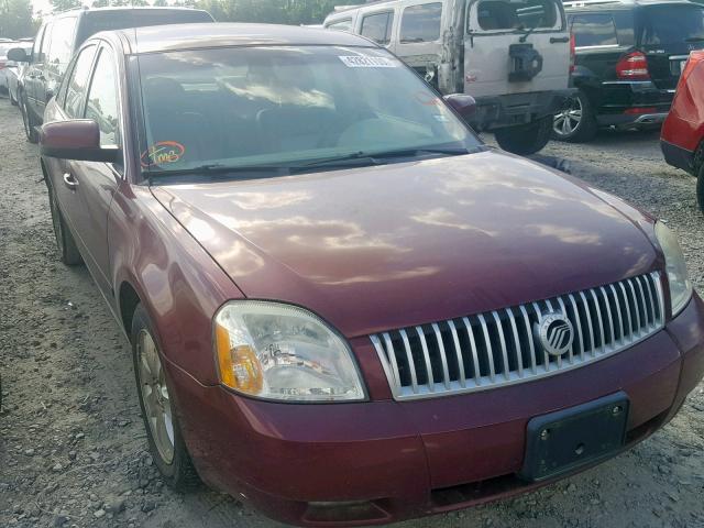 1MEFM42165G617704 - 2005 MERCURY MONTEGO PR MAROON photo 1