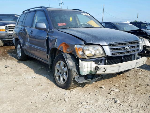 JTEGF21A810008330 - 2001 TOYOTA HIGHLANDER BLUE photo 1