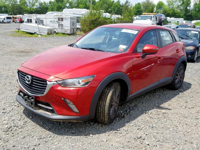 JM1DKFC75H0150933 - 2017 MAZDA CX-3 TOURI RED photo 2