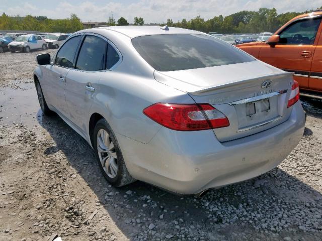 JN1BY1AP2DM512007 - 2013 INFINITI M37 SILVER photo 3