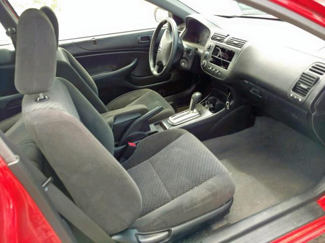 1HGEM22184L036729 - 2004 HONDA CIVIC DX V RED photo 5