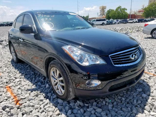 JNKAJ09E28M301257 - 2008 INFINITI EX35 BASE BLACK photo 1