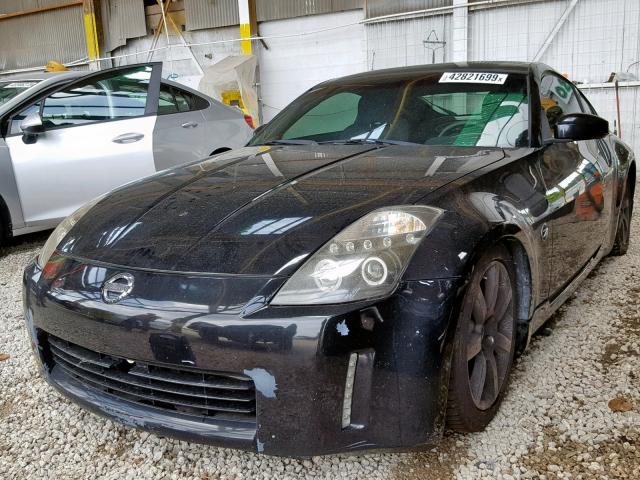 JN1AZ34D34T160194 - 2004 NISSAN 350Z COUPE BLACK photo 2