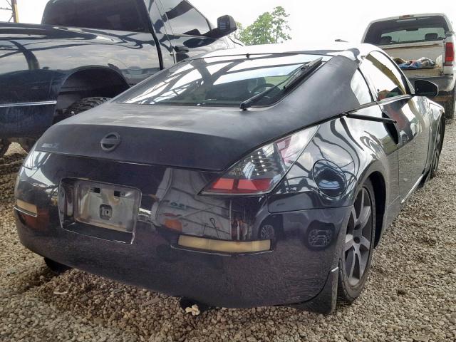 JN1AZ34D34T160194 - 2004 NISSAN 350Z COUPE BLACK photo 4