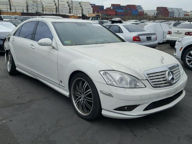 WDDNG71XX8A194523 - 2008 MERCEDES-BENZ S 550 WHITE photo 1