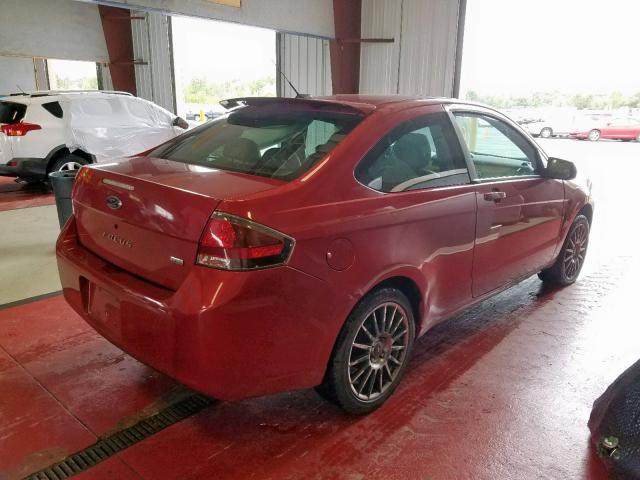 1FAHP33N79W154731 - 2009 FORD FOCUS SES RED photo 4