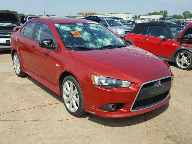 JA32U8FW4CU016964 - 2012 MITSUBISHI LANCER GT RED photo 1