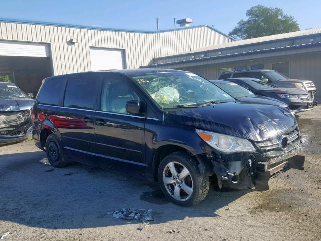 2V4RW3D13AR325068 - 2010 VOLKSWAGEN ROUTAN SE BLUE photo 1