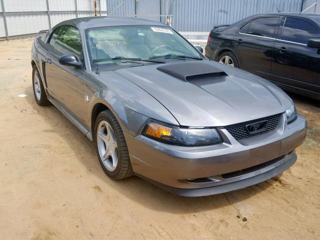 1FAFP42X84F128874 - 2004 FORD MUSTANG GT GRAY photo 1