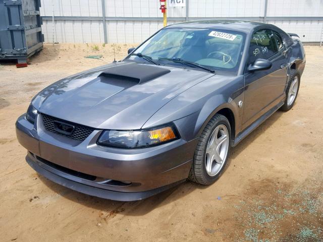 1FAFP42X84F128874 - 2004 FORD MUSTANG GT GRAY photo 2