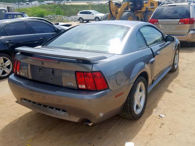 1FAFP42X84F128874 - 2004 FORD MUSTANG GT GRAY photo 4