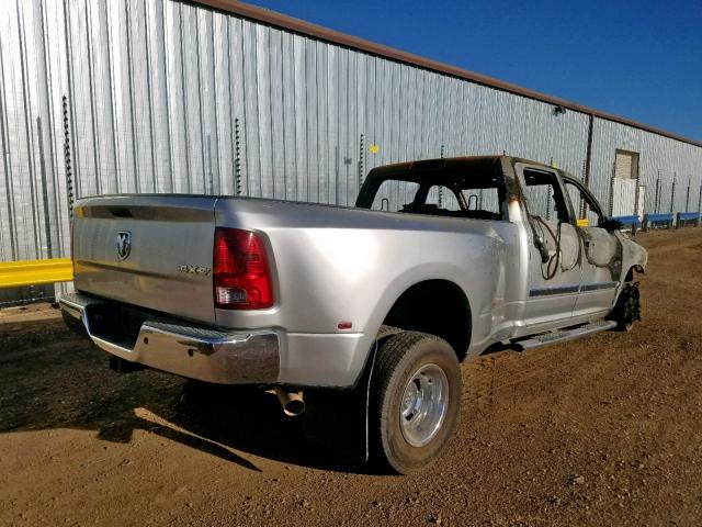 3D73Y4CL0BG507892 - 2011 DODGE RAM 3500 SILVER photo 4