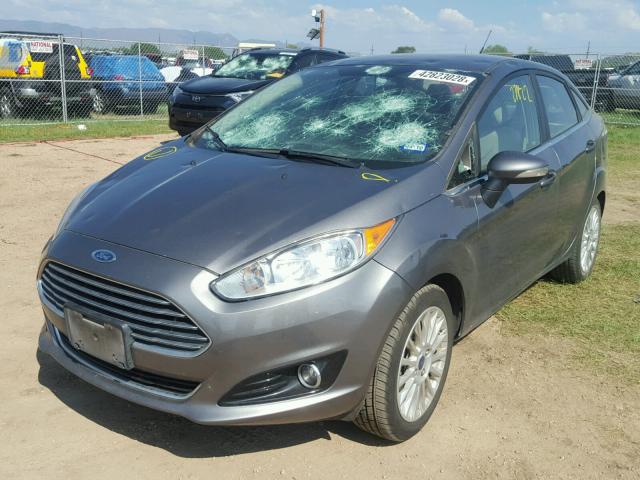 3FADP4CJ9EM211863 - 2014 FORD FIESTA TIT GRAY photo 2