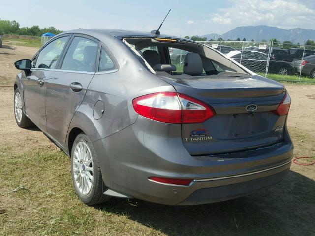 3FADP4CJ9EM211863 - 2014 FORD FIESTA TIT GRAY photo 3