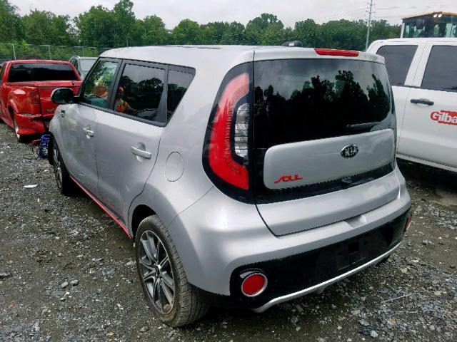 KNDJX3AA5H7481388 - 2017 KIA SOUL ! SILVER photo 3