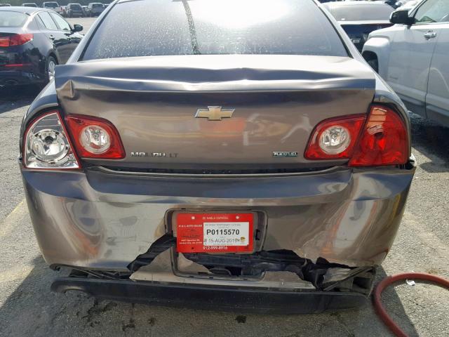 1G1ZC5E06AF319298 - 2010 CHEVROLET MALIBU 1LT CHARCOAL photo 9