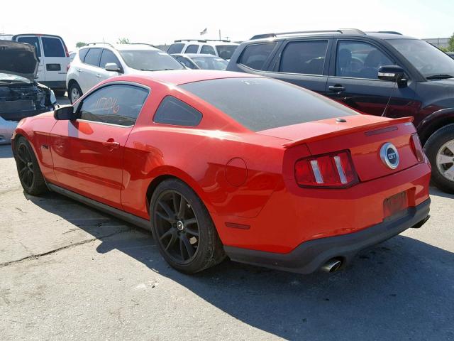 1ZVBP8CF4B5160386 - 2011 FORD MUSTANG GT RED photo 3