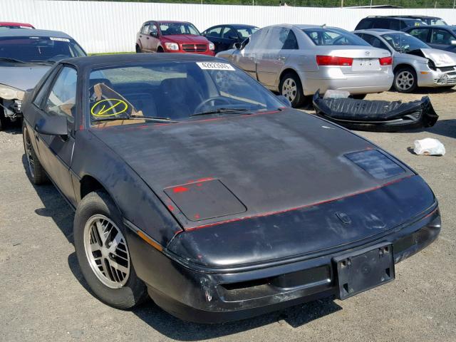 1G2PE11RXJP202697 - 1988 PONTIAC FIERO BLACK photo 1