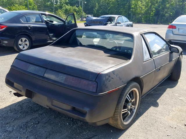 1G2PE11RXJP202697 - 1988 PONTIAC FIERO BLACK photo 4