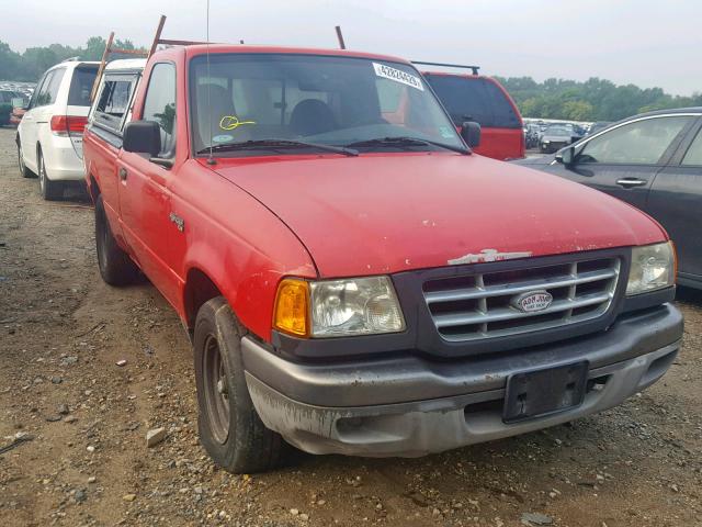 1FTYR10D63TA44072 - 2003 FORD RANGER RED photo 1