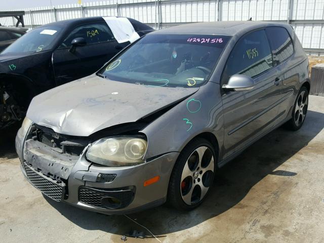 WVWFV71K97W030240 - 2007 VOLKSWAGEN NEW GTI FA GRAY photo 2