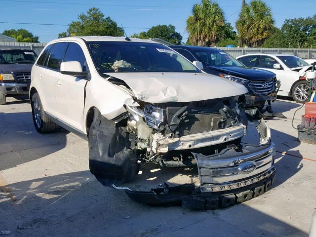 2FMDK38C78BA76543 - 2008 FORD EDGE SEL WHITE photo 1