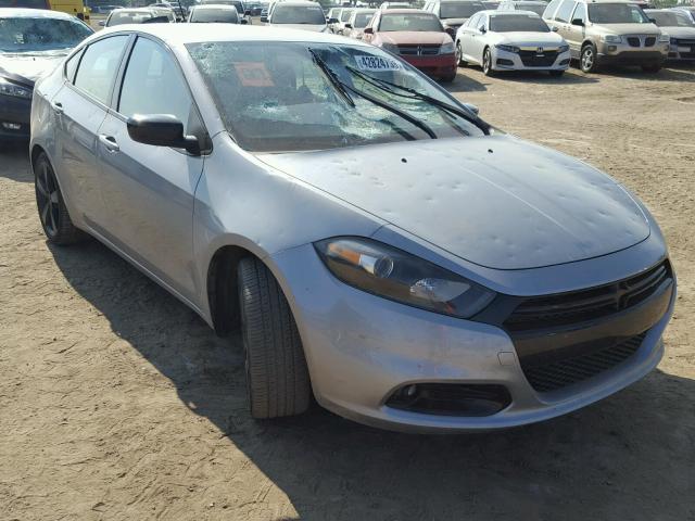 1C3CDFBB4FD181189 - 2015 DODGE DART SXT SILVER photo 1