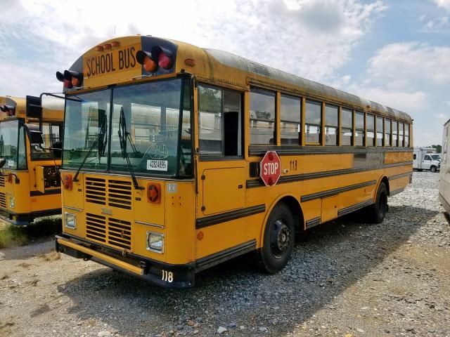 1T88N4C2251156663 - 2005 THOMAS SCHOOL BUS YELLOW photo 2