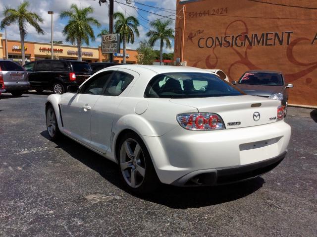 JM1FE17N450141454 - 2005 MAZDA RX8 WHITE photo 3