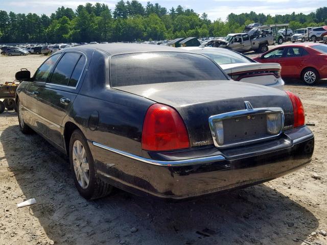 1LNHM84W67Y638992 - 2007 LINCOLN TOWN CAR E BLACK photo 3