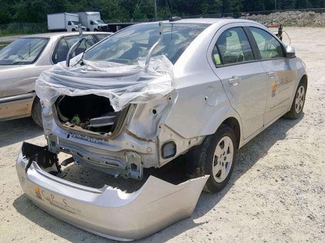 1G1JA5SHXG4165373 - 2016 CHEVROLET SONIC LS 银色 照片 4