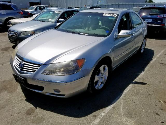 JH4KB16687C004387 - 2007 ACURA RL SILVER photo 2