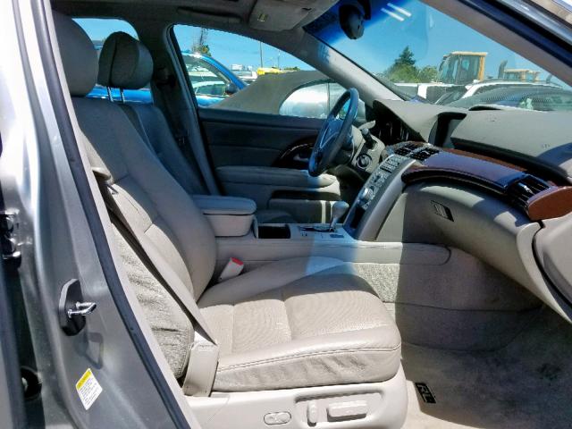 JH4KB16687C004387 - 2007 ACURA RL SILVER photo 5