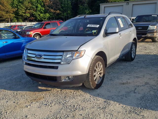 2FMDK38C19BA35083 - 2009 FORD EDGE SEL SILVER photo 2