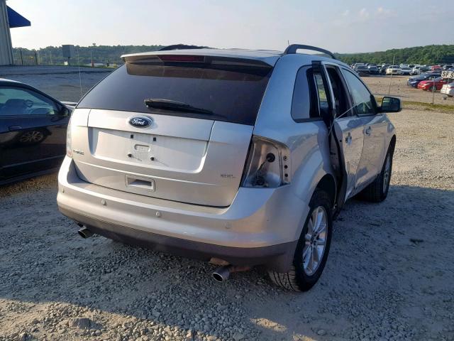 2FMDK38C19BA35083 - 2009 FORD EDGE SEL SILVER photo 4