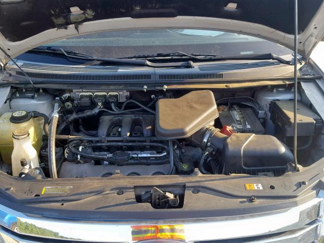 2FMDK38C19BA35083 - 2009 FORD EDGE SEL SILVER photo 7