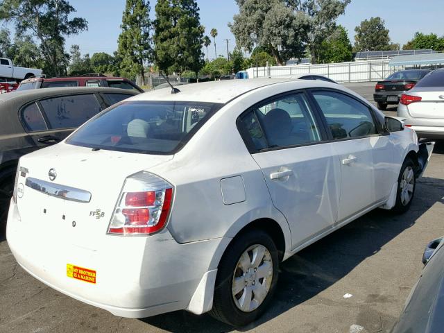 3N1AB6AP3AL624279 - 2010 NISSAN SENTRA 2.0 WHITE photo 4