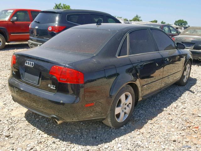 WAUEF78E17A147085 - 2007 AUDI A4 S-LINE BLACK photo 4