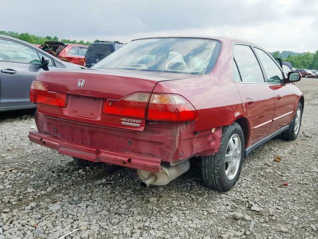 JHMCG5677YC026243 - 2000 HONDA ACCORD SE RED photo 4