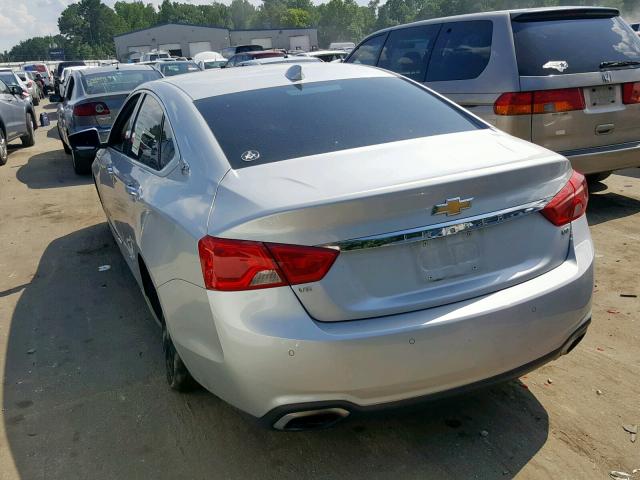 2G1145S3XG9124184 - 2016 CHEVROLET IMPALA LTZ SILVER photo 3