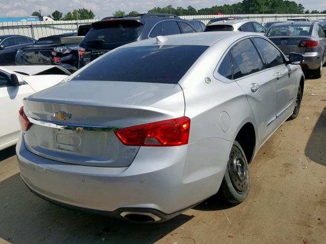 2G1145S3XG9124184 - 2016 CHEVROLET IMPALA LTZ SILVER photo 4