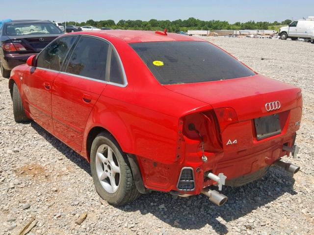 WAUDF68E35A504897 - 2005 AUDI A4 2.0T QU RED photo 3